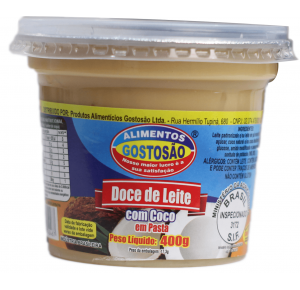 DOCE DE LEITE COM COCO PASTOSO - 400GR